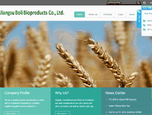 Tablet Screenshot of bolibio.com
